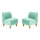 thumbnail image 1 of Set Poltrona Soft 1C Felpa 01 Verde Agua, 1 of 5