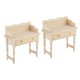 thumbnail image 4 of 2 Uds Escritorio De Madera Tocador De Maquillaje Para Muebles De Casa De Mu?ecas 1/12, 4 of 5