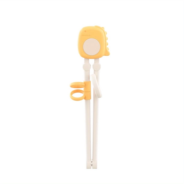 1pc Baby Auxiliary Practice Chopsticks Red Green Yellow Bisphenol A Free For Babies And Children