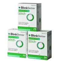 Toallitas Para Párpados Blinkbetter Blinkbetter Con Aceite De Árbol De Té, 60 Unidades (Paquete De 3)