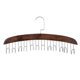 thumbnail image 1 of Soporte De Madera Para Corbatas, Chal Y Toallas Con 12 Ganchos Para Bufandas, Cinturones, Camisetas Sin Mangas, Color Marrón Oscuro, 1 of 5