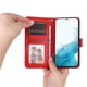 thumbnail image 5 of Funda tipo cartera FOXDOCK para Samsung Galaxy A34 5G , diseño girasol en relieve, cuero PU, cierre magnético, soporte y tarjetero, 5 of 5