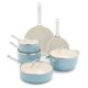 thumbnail image 1 of Juego de Utensilios de Cocina GreenPan 10 piezas Cerámico Antiadherente Blue Haze, 1 of 6