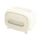 thumbnail image 2 of Caja De Pañuelos Para Almacenamiento De Escritorio, Caja De Pañuelos Multiusos Para Apartamento, Oficina, Hogar, Color Beige, 2 of 3