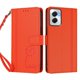 thumbnail image 3 of Funda Cartera Trébol para Motorola Moto G Power 2024 5G con Ranuras Tarjetas y Carga Inalámbrica Naranja, 3 of 6