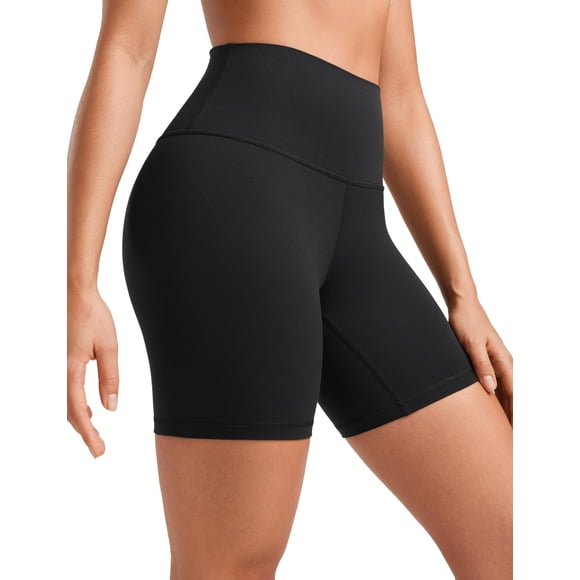 Shorts CRZ YOGA ButterLuxe Cintura Alta 15 cm Negro M