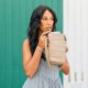 thumbnail image 2 of Portabotellas WanderFull 40 oz Cuero vegano Taupe, 2 of 9