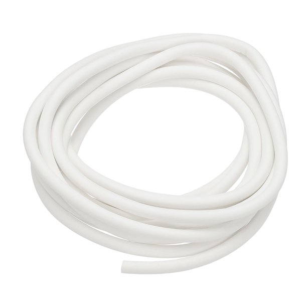 Uxcell Tira de Sellado de Espuma de Silicona, Varilla de Respaldo Redonda de Alta Densidad de Goma Espuma Sólida para Bloqueo de Aislamiento de Huecos 9.8FT x 0.22"