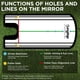 thumbnail image 3 of Espejo para poner golf KINGTOP Classic Alignment con bolsa de transporte, 3 of 9
