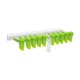thumbnail image 4 of Soporte Rack De Almacenamiento Sin Perforación Con Clip De Cierre Dispensador 10 Agujeros Verde Transparente, 4 of 5