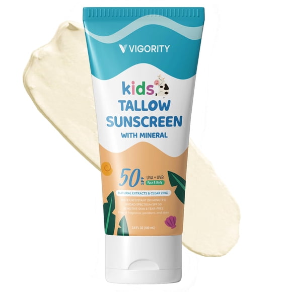 Protector Solar Mineral Vigority Kids con Sebo de Res SPF 50 100 ml