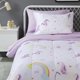 thumbnail image 1 of Amazon Basics Juego de ropa de cama infantil de microfibra suave y fácil de lavar, 5 piezas, Twin, diseño de unicornio, 1 of 3