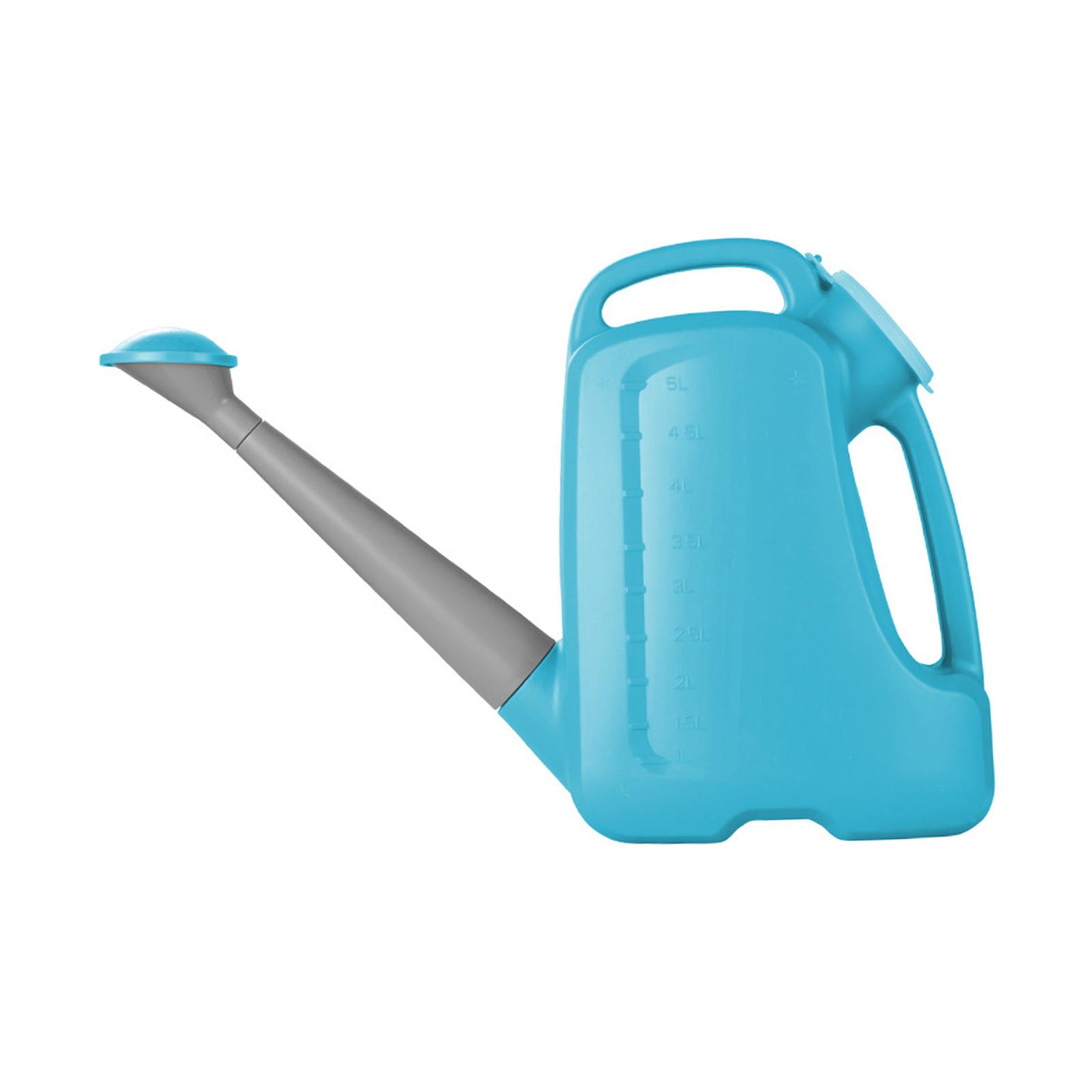 Magideal - Regadera Regadera Simple, Desmontable, Regadera De Jardín Con Caño Largo Para Plantas De Interior Y Exterior, Plantas De Casa De Patio Bonsai 5L Azul