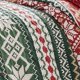 thumbnail image 3 of Juego de ropa de cama Benzara Queen Quilt, 173 x 224 cm, estampado invernal, 3 of 6