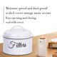 thumbnail image 4 of Soporte de filtro de café MYSENLAN Rustic Round Metal White, 4 of 8