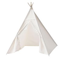 Bothyi - Tipi Para Niños, Sala De Juegos Estable, Casa De Juegos Para Sala De Estar, Dormitorio, Patio Trasero, Bola Blanca De 0,9 M