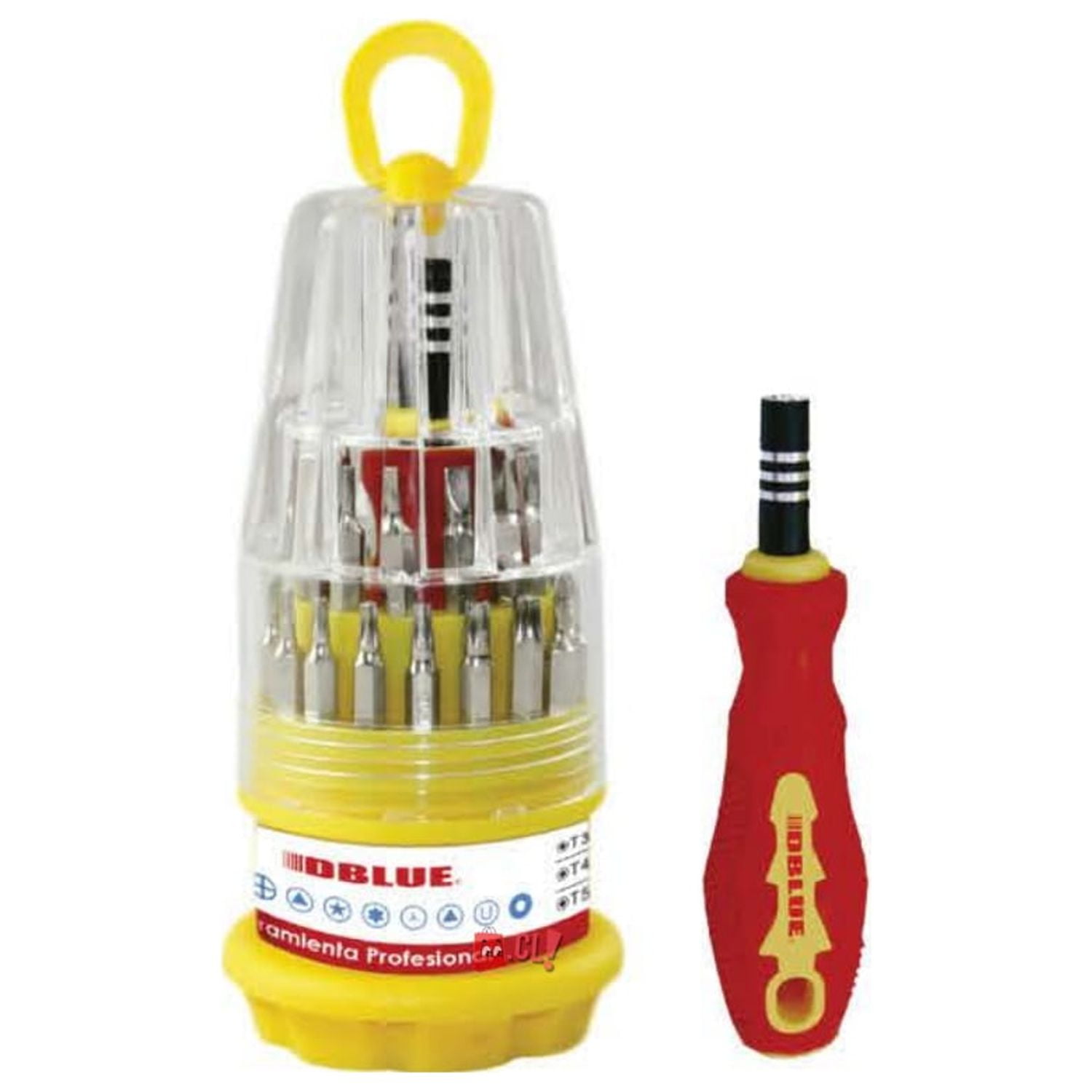 Dblue - Set Atornillador Puntas Intercambiables - Ps