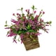 thumbnail image 3 of Corona De Cesta Colgante, Corona De Flores Artificiales Para Celebración, Fiesta De Boda, 3 of 5