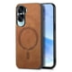 thumbnail image 1 of Magnetic Slim Case for Honor X50i with Camera Guard & Anti-Scratch Back Brown, 1 of 6