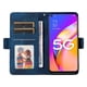 thumbnail image 3 of Carcasa FOXDOCK OPPO A74 5G de cuero PU, diseño acolchado clásico, protección contra caídas y rayones, 3 of 5
