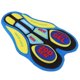 thumbnail image 1 of Pantalones Cortos De Ciclismo Almohadilla De Repuesto Ropa Interior Pantalones Cojín Accs 20D Amarillo Azul, 1 of 5