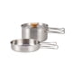 thumbnail image 2 of Camping Picnic Pan Pot Juego De Utensilios De Cocina De Acero Inoxidable Conveniente De Usar Robusto, 2 of 5