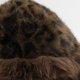 thumbnail image 4 of Gorro Ruso Mujer Peludo Animal Print Invierno Suave Abrigado cafe Talla Única, 4 of 4