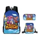 thumbnail image 3 of 3PC-SET My Singing Monsters Monster Concert School Bag Backpack Shoulder Children's Gifts Backpack Cartoon School Bag Mochila, 3 of 3