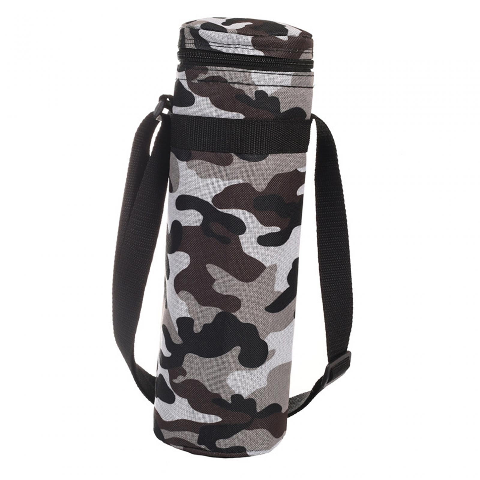 Ioensy - Bolsa Para Botella Deportiva, Portabotellas De Agua Para Gimnasio, Viaje, Mochilero, Gran Y Blanco