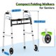 thumbnail image 4 of Walker DELOG Narrow para personas mayores, plegable, 350 libras, 4 of 8