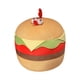 thumbnail image 3 of Juguete De Peluche De Pollito Hamburguesa Para Abrazar, Para Oficina, Dormitorio, Festival, 3 of 3