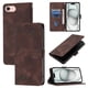 thumbnail image 1 of Funda Cartera para iPhone 16e con Soporte y Ranuras, Resistente a Golpes y Rayones Marrón, 1 of 6