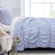 thumbnail image 1 of Set de edredón Greenland Home Fashions Helena Ruffle King Blue, 1 of 6