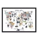 thumbnail image 1 of Cuadro Animal World con Marco Negro 50x40 CM, 1 of 1