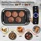 thumbnail image 3 of Parrilla sin humo para interiores Techwood eléctrica de 1500 W con tapa negra, 3 of 8