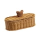 thumbnail image 5 of Cesta De Almacenamiento De Ratán Sintético Para Cocina, Mesa De Café, Baño, 28 Cm X 14 Cm X 9 Cm, 5 of 6