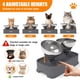 thumbnail image 4 of Comedero Elevado para Gatos Bsemax Ajustable Inclinación 15.5-18.5 cm, 4 of 9