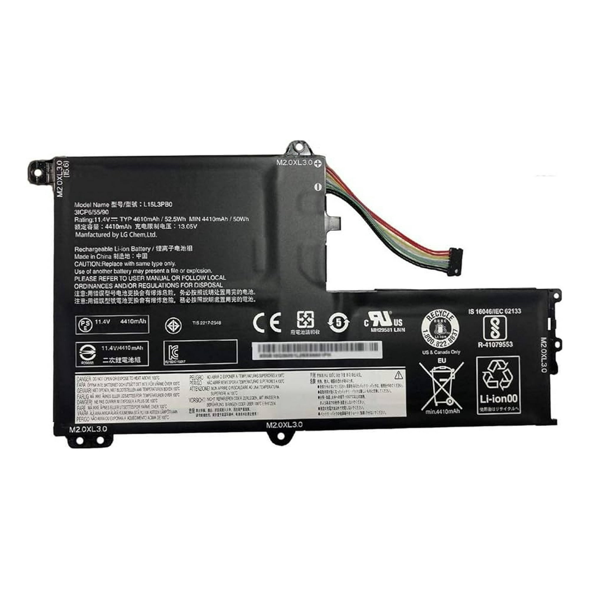 Genérico - Bateria (l15l3pb0 Tipo A) Para Lenovo Ideapad 330s-14 Nueva