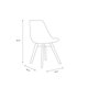 thumbnail image 2 of Silla Tulipan Gris, 2 of 2