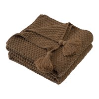 Bothyi - Manta De Tiro De Punto Manta De Camping Con Borla Suave Para Cama Sofá Sofá 110Cmx150Cm