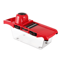 Genérico - Picador Cortador De Verduras Y Frutas Filoshark Rallador Rojo