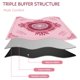 thumbnail image 3 of Alfombrilla de Mahjong ECVLRTK 80 cm x 80 cm Rosa Antideslizante, 3 of 6