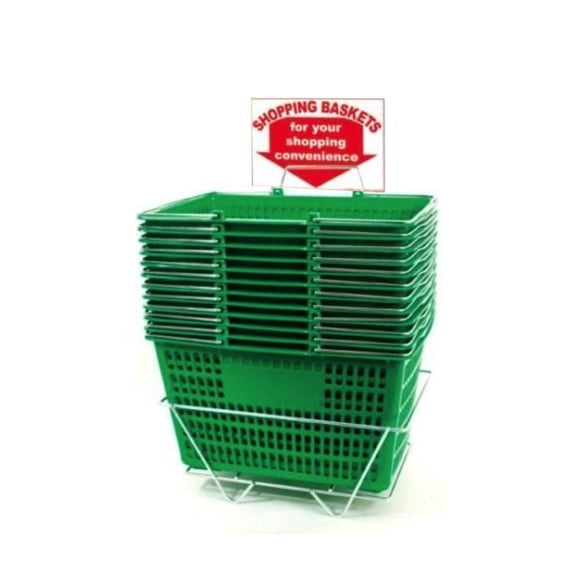 Cestas Only Garment Racks pack de 12 39x29x20 cm verde