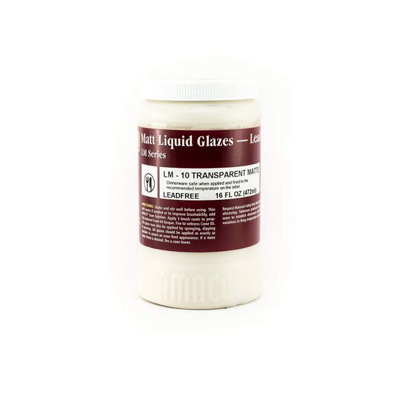 Esmalte AMACO Pint 472 ml Mate Transparente sin Plomo