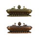 thumbnail image 1 of 2pieces Tibet Tibetano Encendedor Incienso Incensario Quemador Metal Crafts Decoration, 1 of 3
