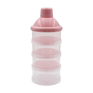 Bothyi - Estuche Para Leche En Polvo, Dispensador Portátil De Leche En Polvo, Recipiente Para Frutos Secos, Avena De Viaje, Color Rosa