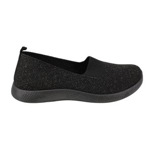 Zapatilla New Walk Brillos Confort Negro