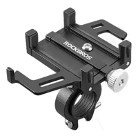 Soporte Celular Rockbros Aluminio 5 Puntos Agarre Moto Bici