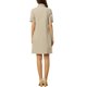 thumbnail image 3 of INSPIRE CHIC Vestido Safari de Mujer para Regreso a Clases de Verano con Cuello, Botones, Algodón y Cinturón, Talla M, Beige, 3 of 6