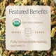 thumbnail image 2 of Tea Rishi, té Yuzu, verde melocotón, hojas sueltas orgánicas, 50 bolsitas, 2 of 6
